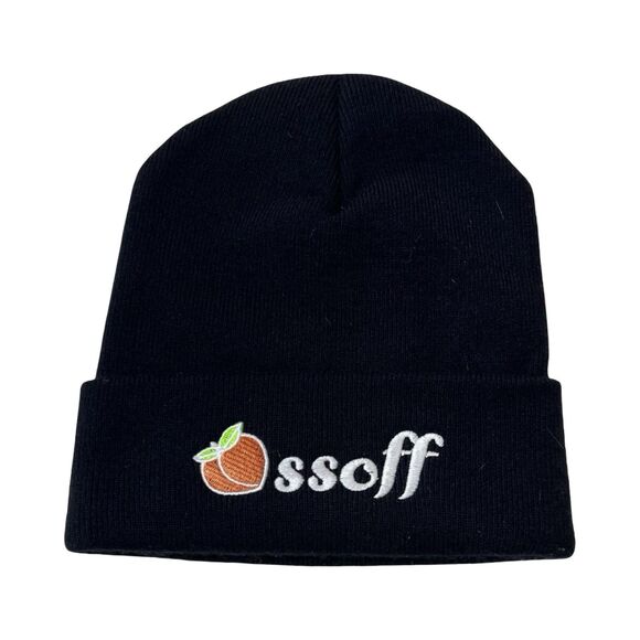 Official Jon Ossoff Georgia 2021 U.S. Senate Run Off Campaign Black Beanie OS - Picture 1 of 3